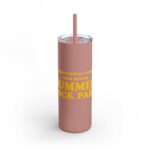 Tom's Donuts "SUMMER BLOCK PARTY" Matte Tumbler, 20oz