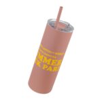 Tom's Donuts "SUMMER BLOCK PARTY" Matte Tumbler, 20oz