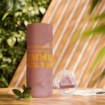 Tom's Donuts "SUMMER BLOCK PARTY" Matte Tumbler, 20oz