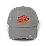 Tom's Donuts Unisex Distressed Cap