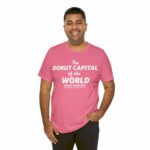 "The Donut Capital Of The World" Tom's Donut Original Pink T-shirts