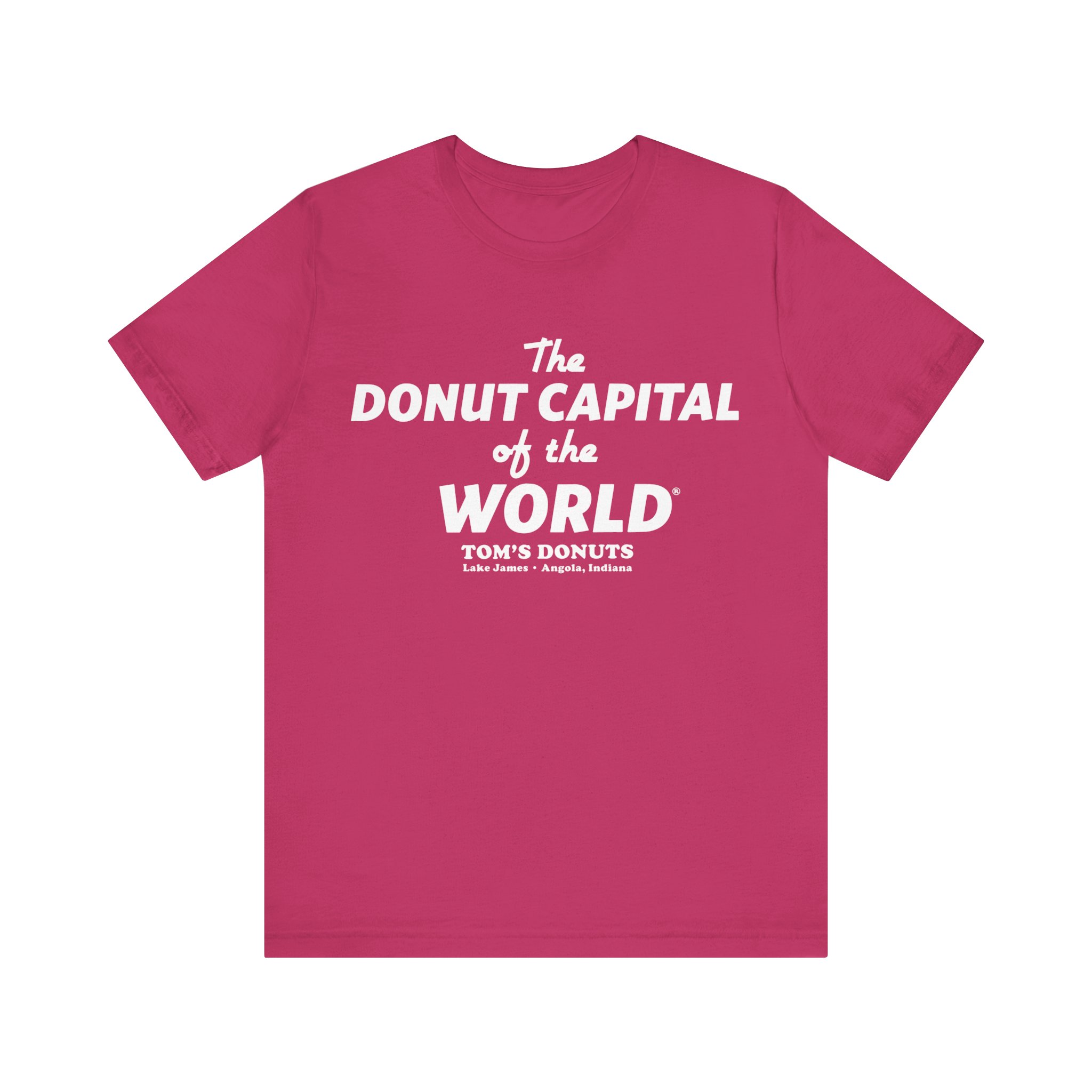 “The Donut Capital Of The World” Tom’s Donut Original Berry T-shirts