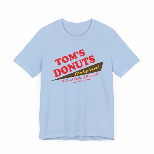 "Tom's Donuts Originals" Tom's Donut Original Baby Blue T-shirts