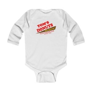 Tom's Donuts Infant Long Sleeve Bodysuit