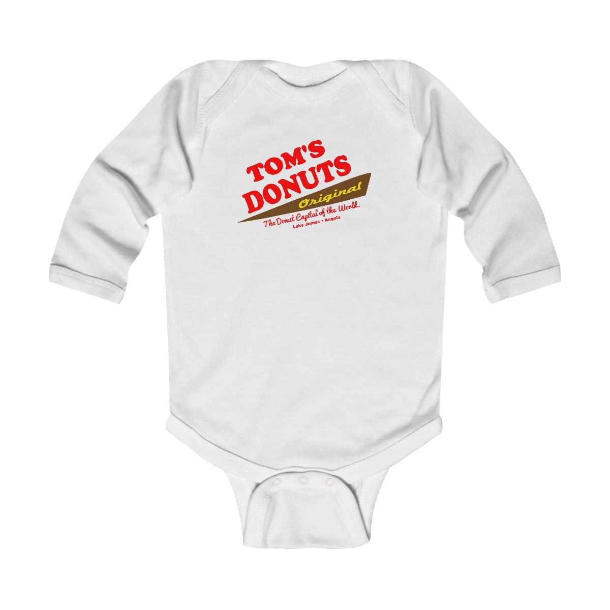 Tom’s Donuts Infant Long Sleeve Bodysuit
