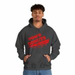 Tom's Donuts Unisex Heavy Blend™ Hooded Sweatshirt Red Logo