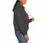 Tom's Donuts Unisex Heavy Blend™ Hooded Sweatshirt Red Logo