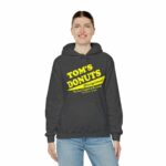 Tom's Donuts Unisex Heavy Blend™ Hooded Sweatshirt Yellow Logo