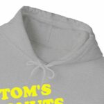 Tom's Donuts Unisex Heavy Blend™ Hooded Sweatshirt Yellow Logo