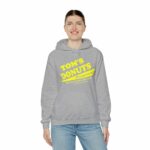 Tom's Donuts Unisex Heavy Blend™ Hooded Sweatshirt Yellow Logo