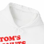 Tom's Donuts Unisex Heavy Blend™ Hooded Sweatshirt Red Logo