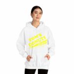 Tom's Donuts Unisex Heavy Blend™ Hooded Sweatshirt Yellow Logo