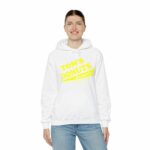 Tom's Donuts Unisex Heavy Blend™ Hooded Sweatshirt Yellow Logo