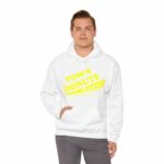 Tom's Donuts Unisex Heavy Blend™ Hooded Sweatshirt Yellow Logo