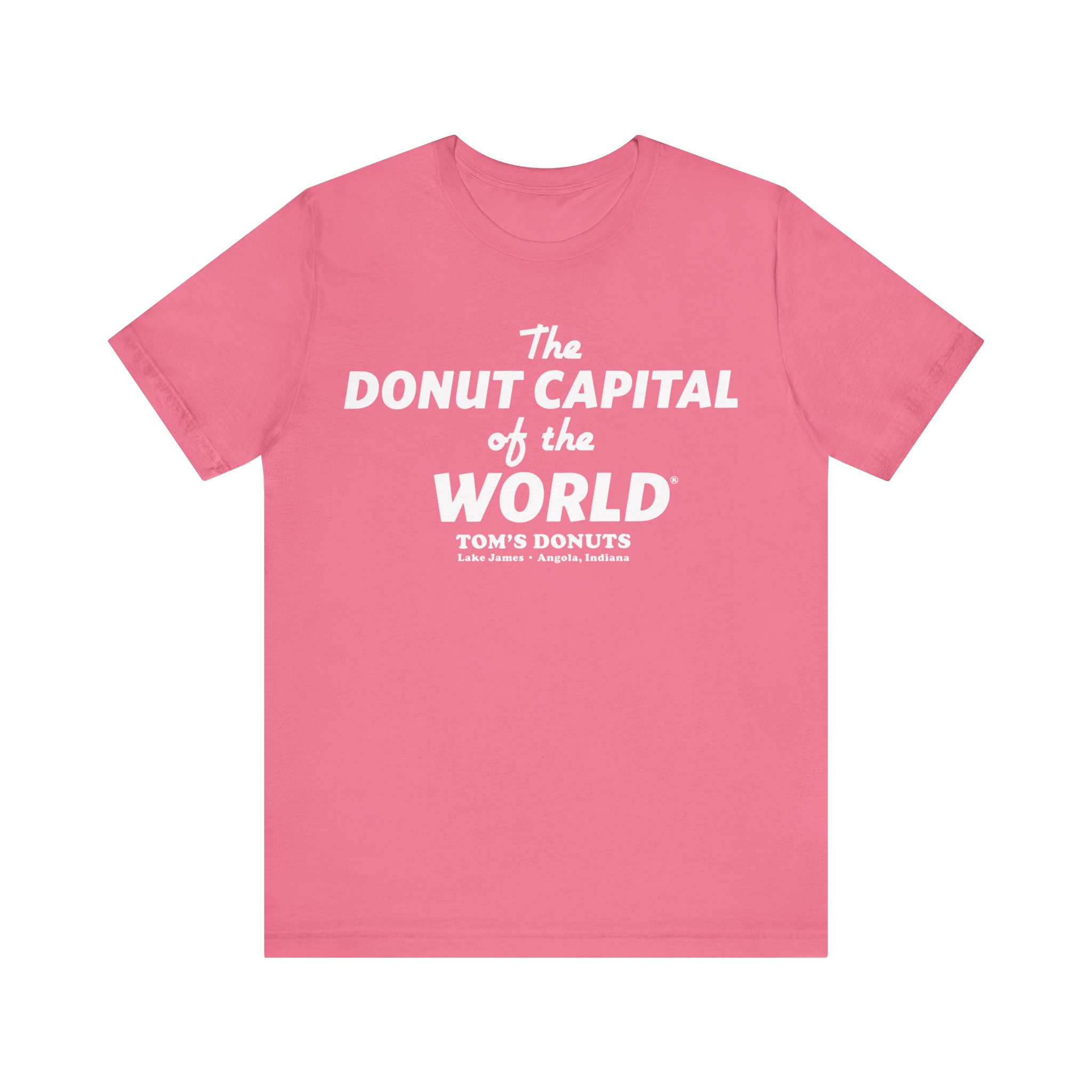 “The Donut Capital Of The World” Tom’s Donut Original Pink T-shirts