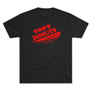 Tom's Donut Original T-shirts Red Logo