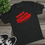 Tom's Donut Original T-shirts Red Logo