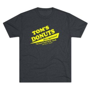Tom's Donut Original T-shirts Yellow Logo