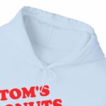 Tom's Donuts Unisex Heavy Blend™ Hooded Sweatshirt Red Logo