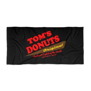 Tom's Donuts Beach Towel