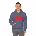 Tom's Donuts Unisex Heavy Blend™ Hooded Sweatshirt Red Logo