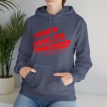 Tom's Donuts Unisex Heavy Blend™ Hooded Sweatshirt Red Logo