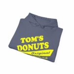 Tom's Donuts Unisex Heavy Blend™ Hooded Sweatshirt Yellow Logo