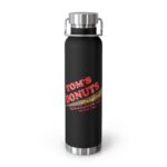 Tom's Donuts Copper Vacuum Insulated Bottle, 22oz