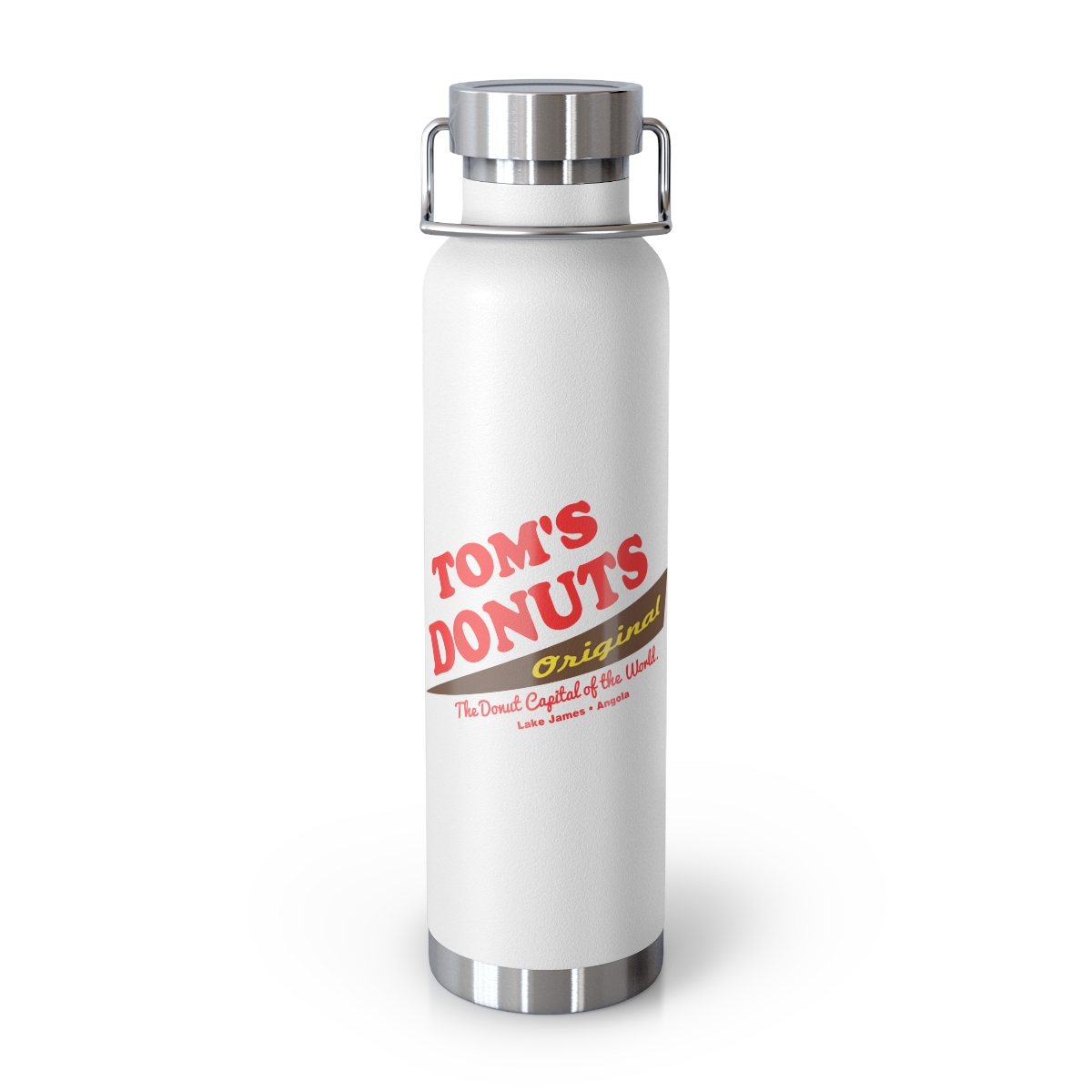 Tom’s Donuts Copper Vacuum Insulated Bottle, 22oz