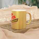 Tom's Donuts Metallic Mug (SilverGold)