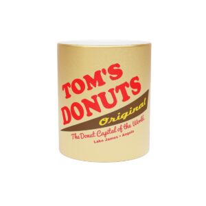 Tom's Donuts Metallic Mug (SilverGold)