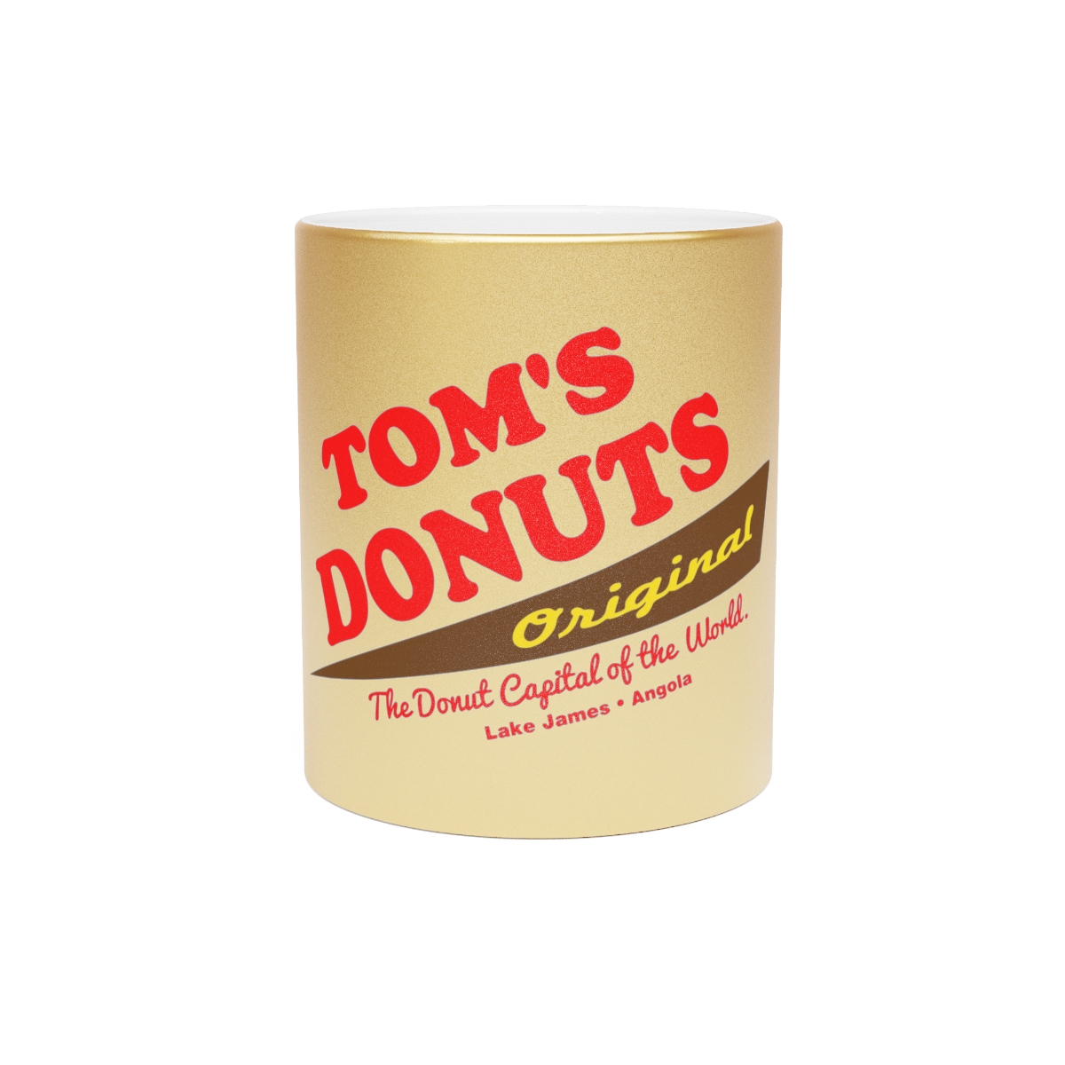 Tom’s Donuts Metallic Mug (SilverGold)