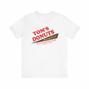 "Tom's Donuts Originals" Tom's Donut Original White T-shirts