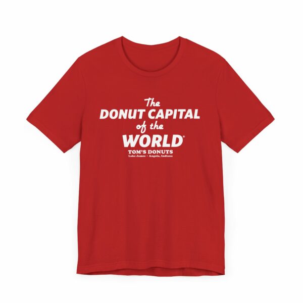 "The Donut Capital Of The World" Tom's Donut Original Red T-shirts